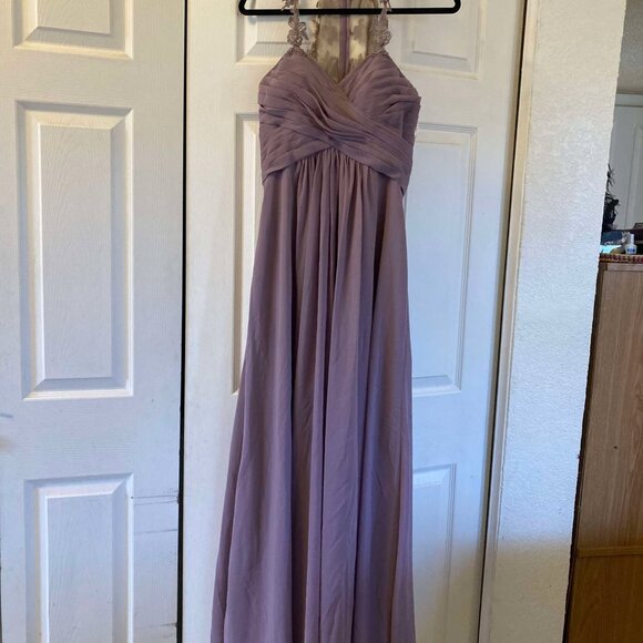 A-Line/Princess Sweetheart Chiffon Dress Ruffle - Picture 2 of 4